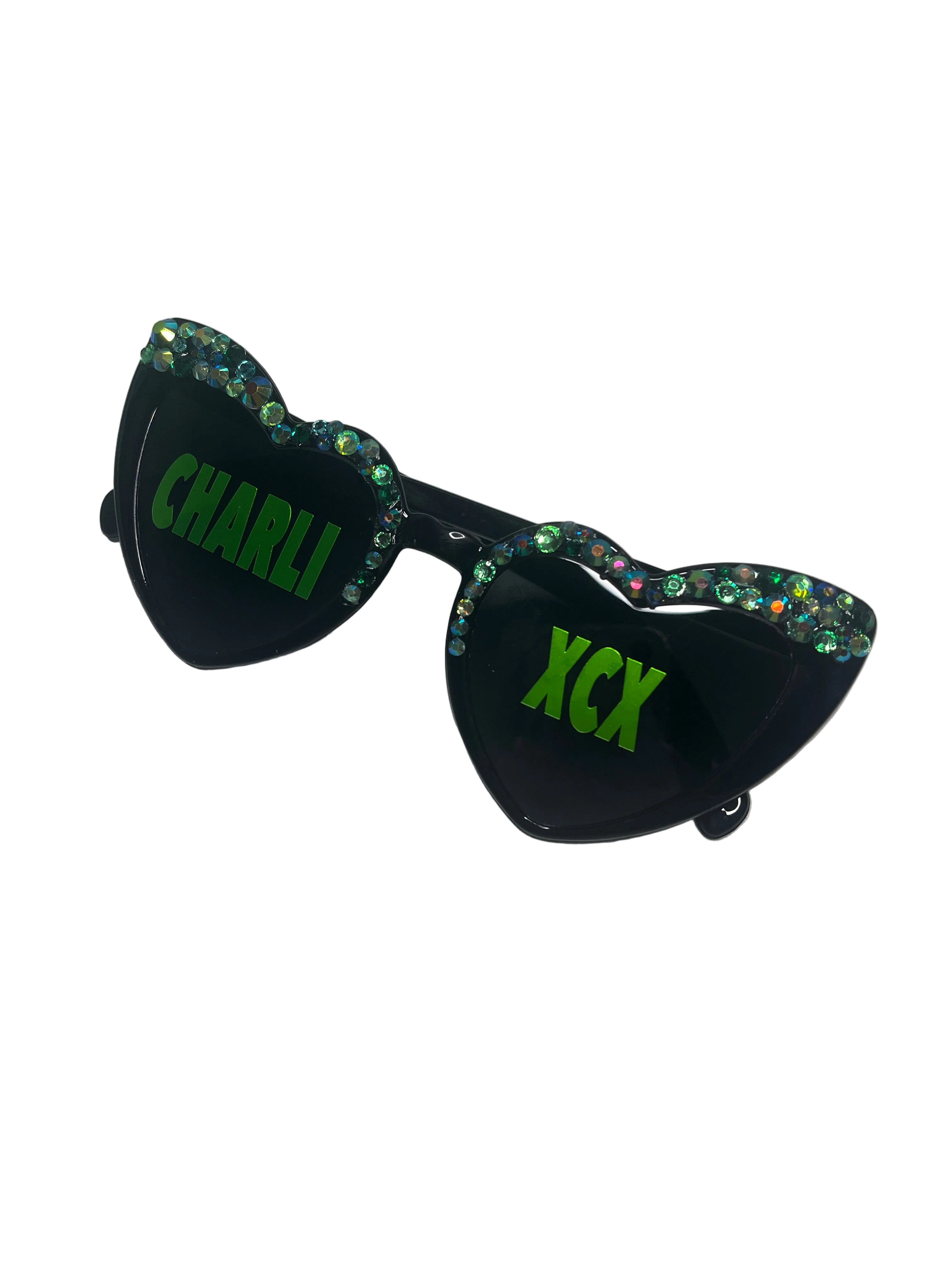 CharliXCX Rhinestone Glasses