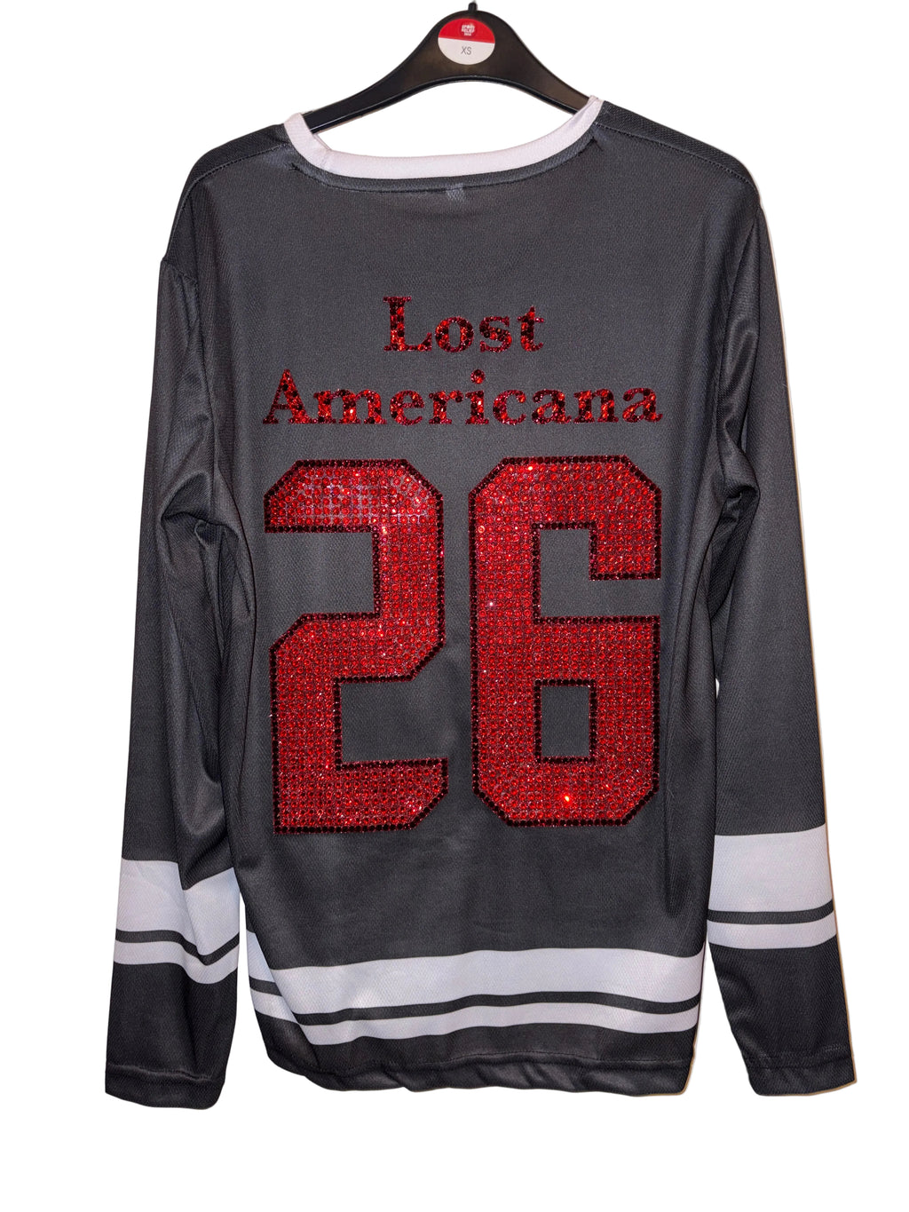 MGK rhinestoned long sleeve jersey