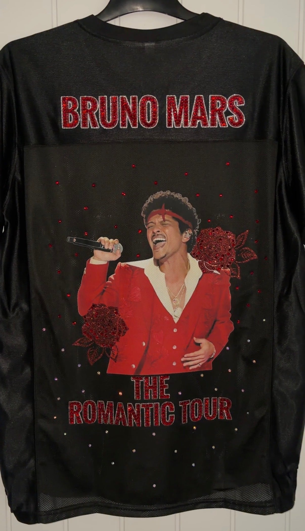 Bruno Mars Rhinstone Jersey