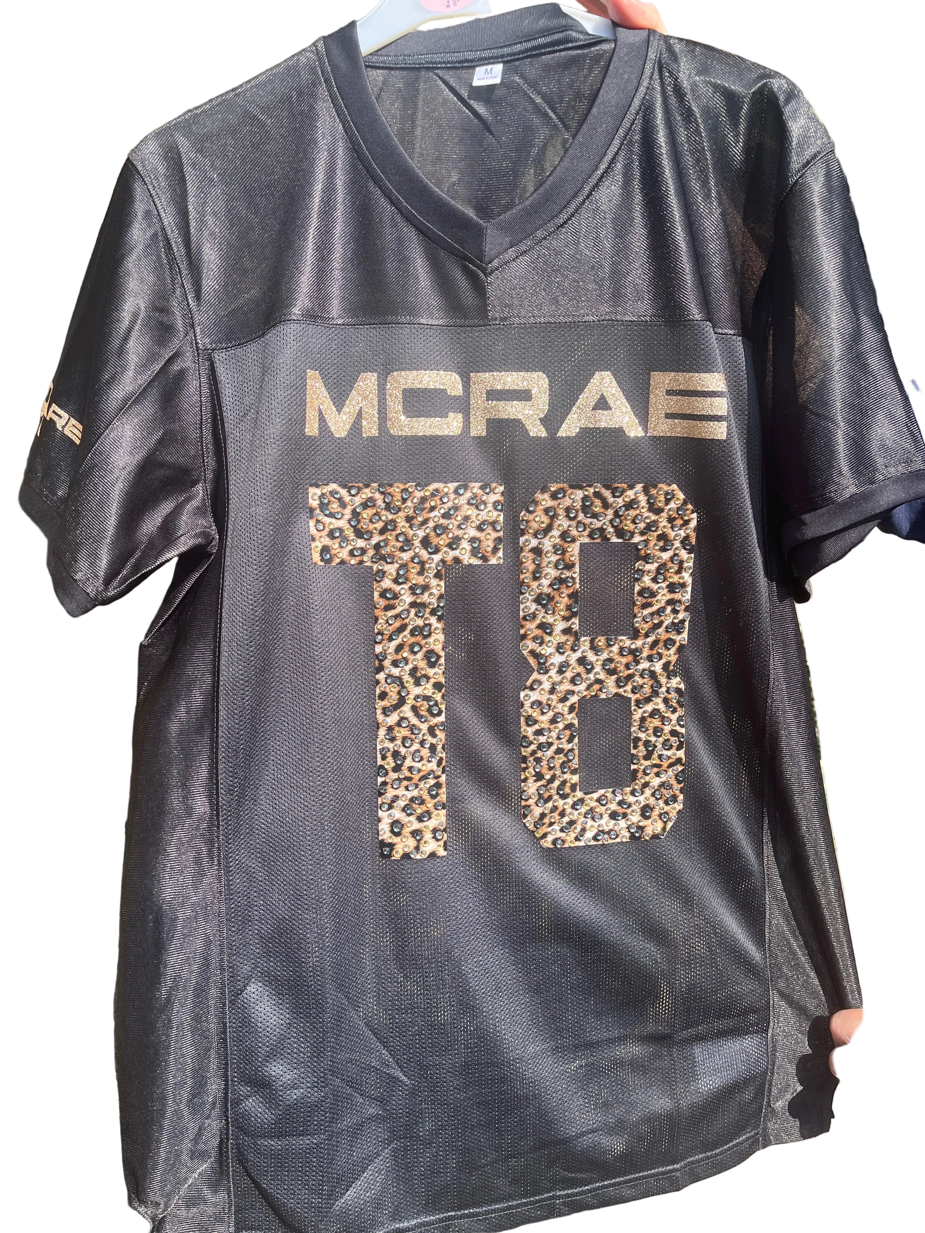 Tate Mcrae Double-Sided Leopard Jersey