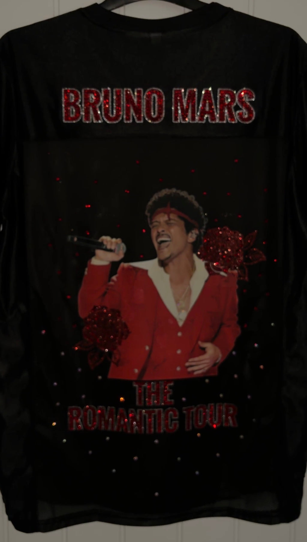 Bruno Mars Rhinstone Jersey