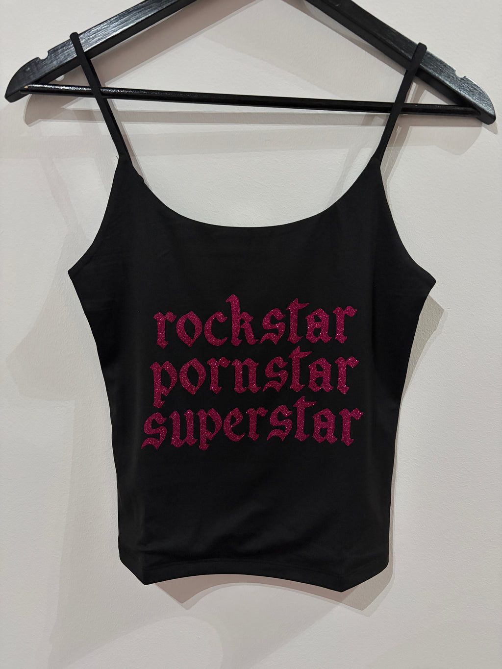Fontaines DC glitter tank top