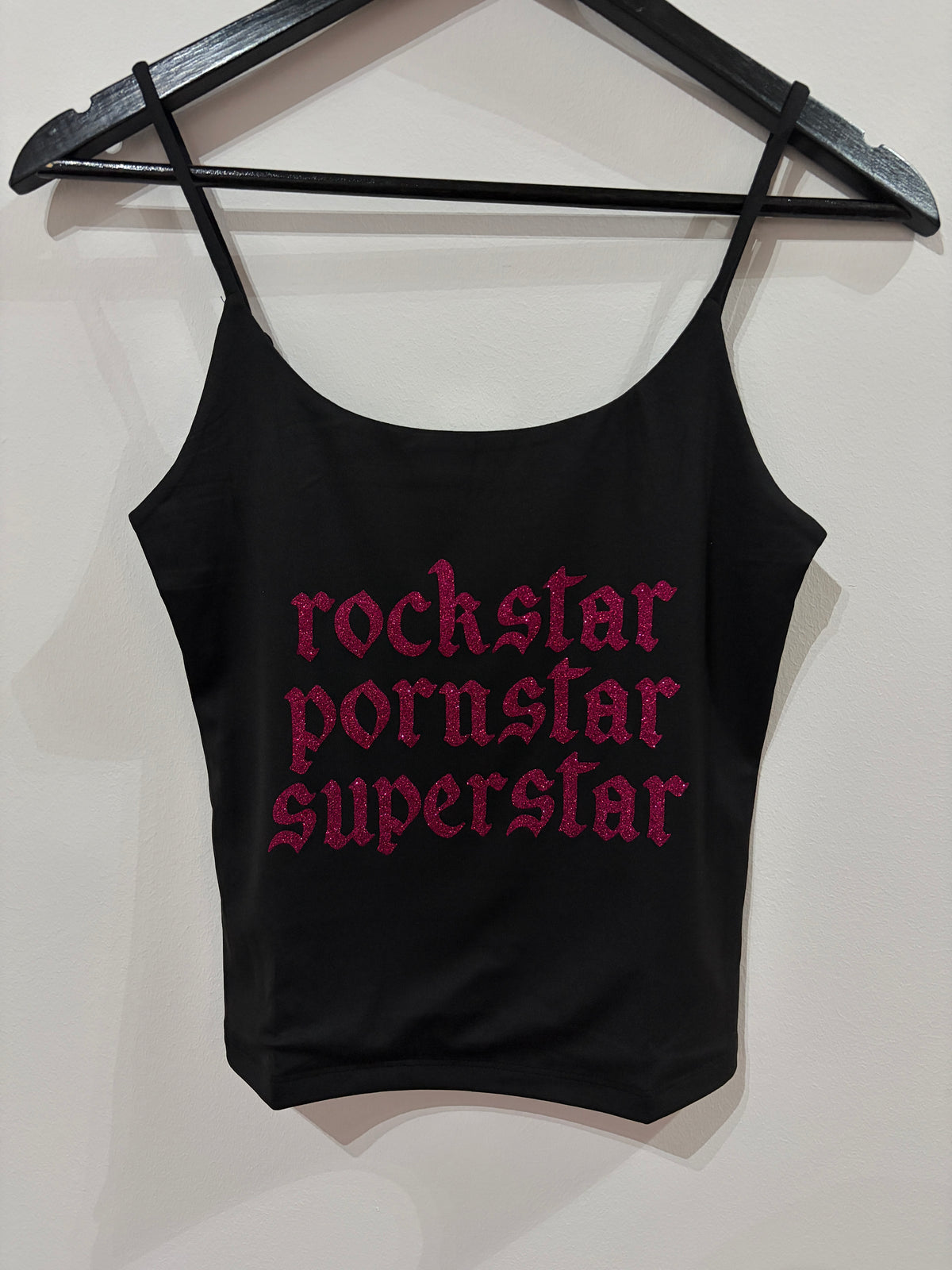Fontaines DC glitter tank top