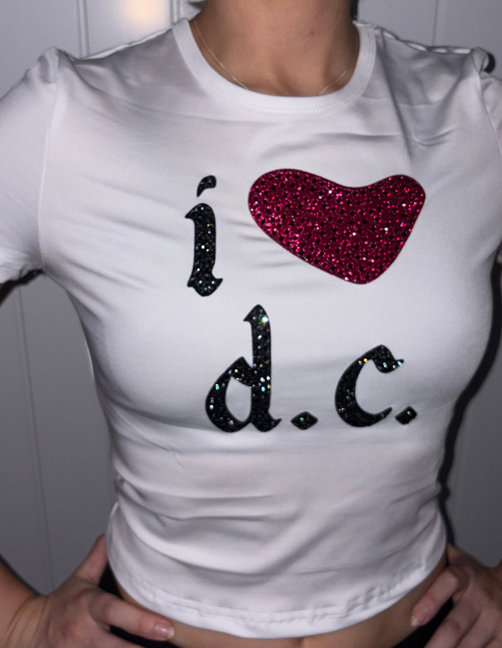 I 🩷 Fontaines Rhinestone Tee