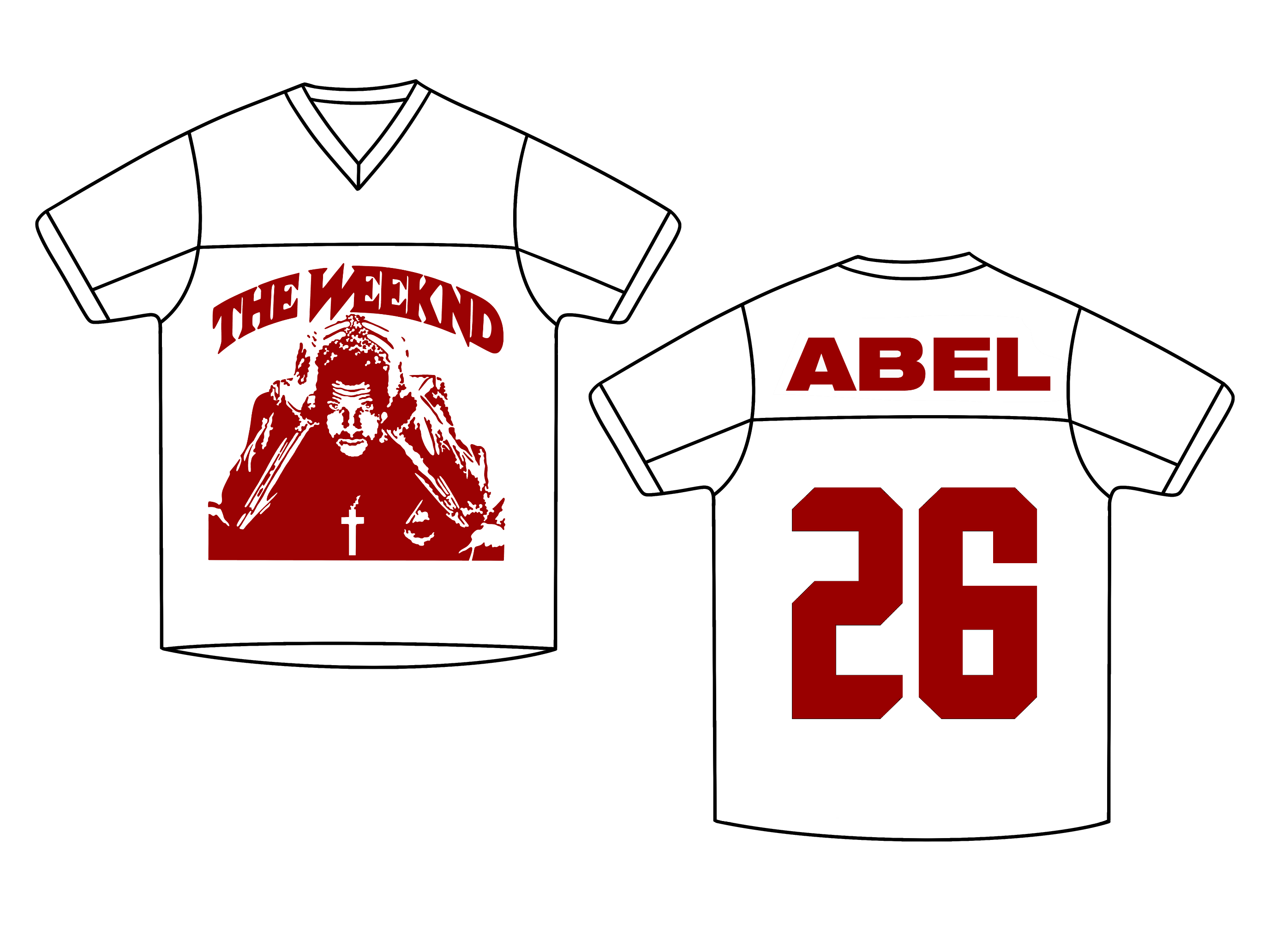 The Weekend Portrait Rhinestoned Jersey