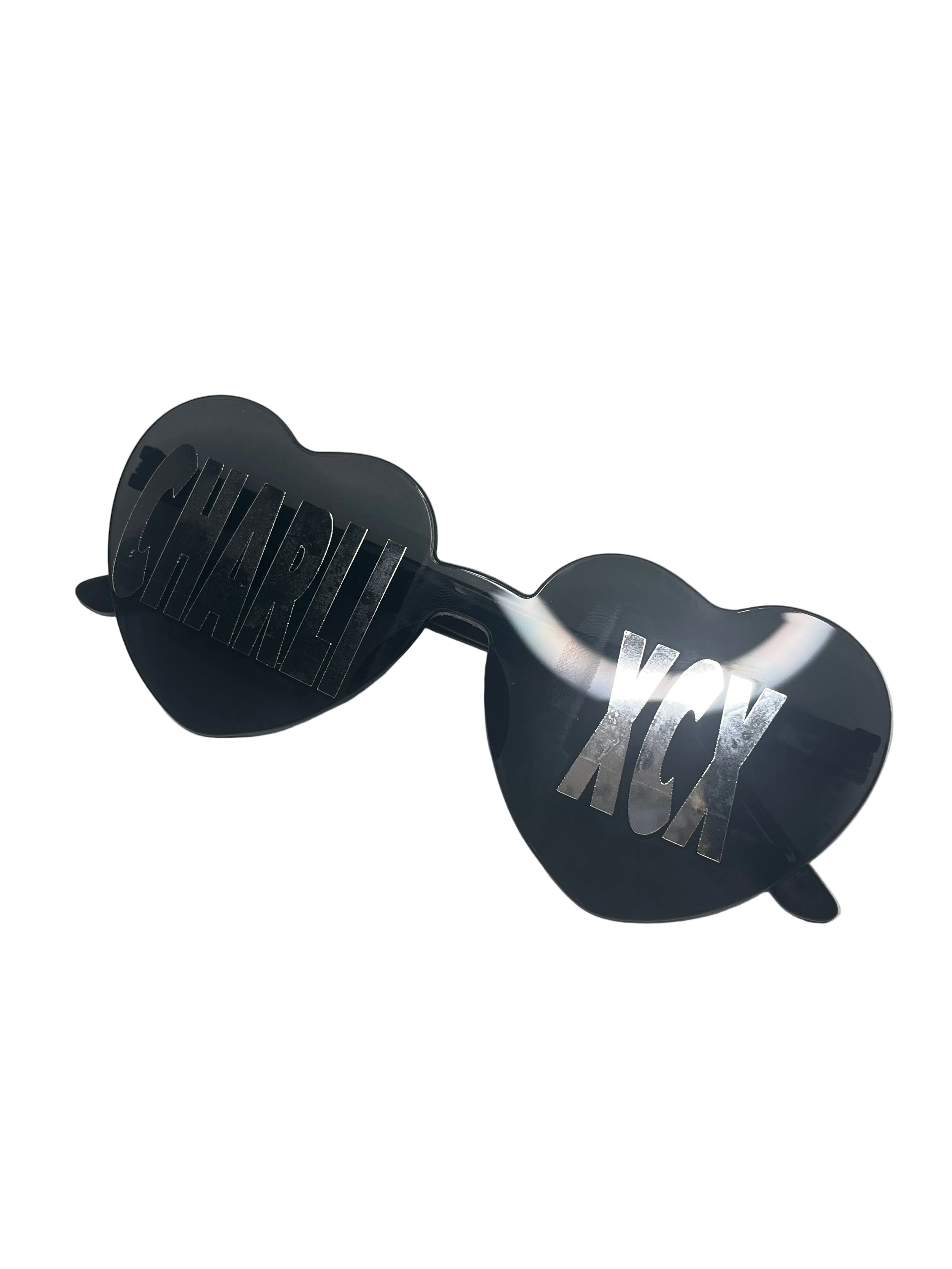 CharliXCX Heart Glasses