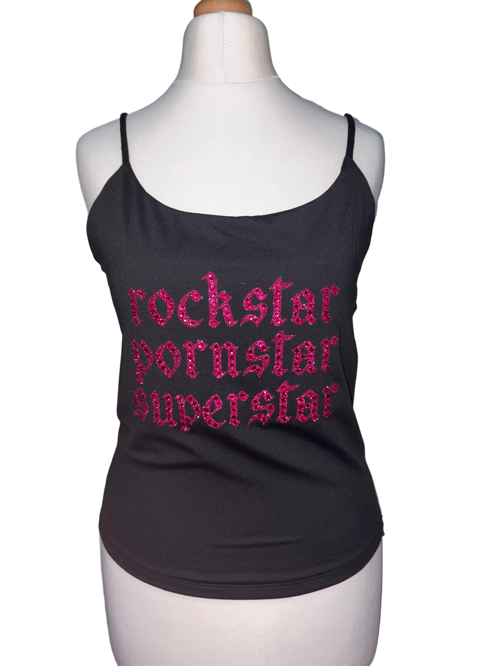 Fontaines DC rhinestone tank top