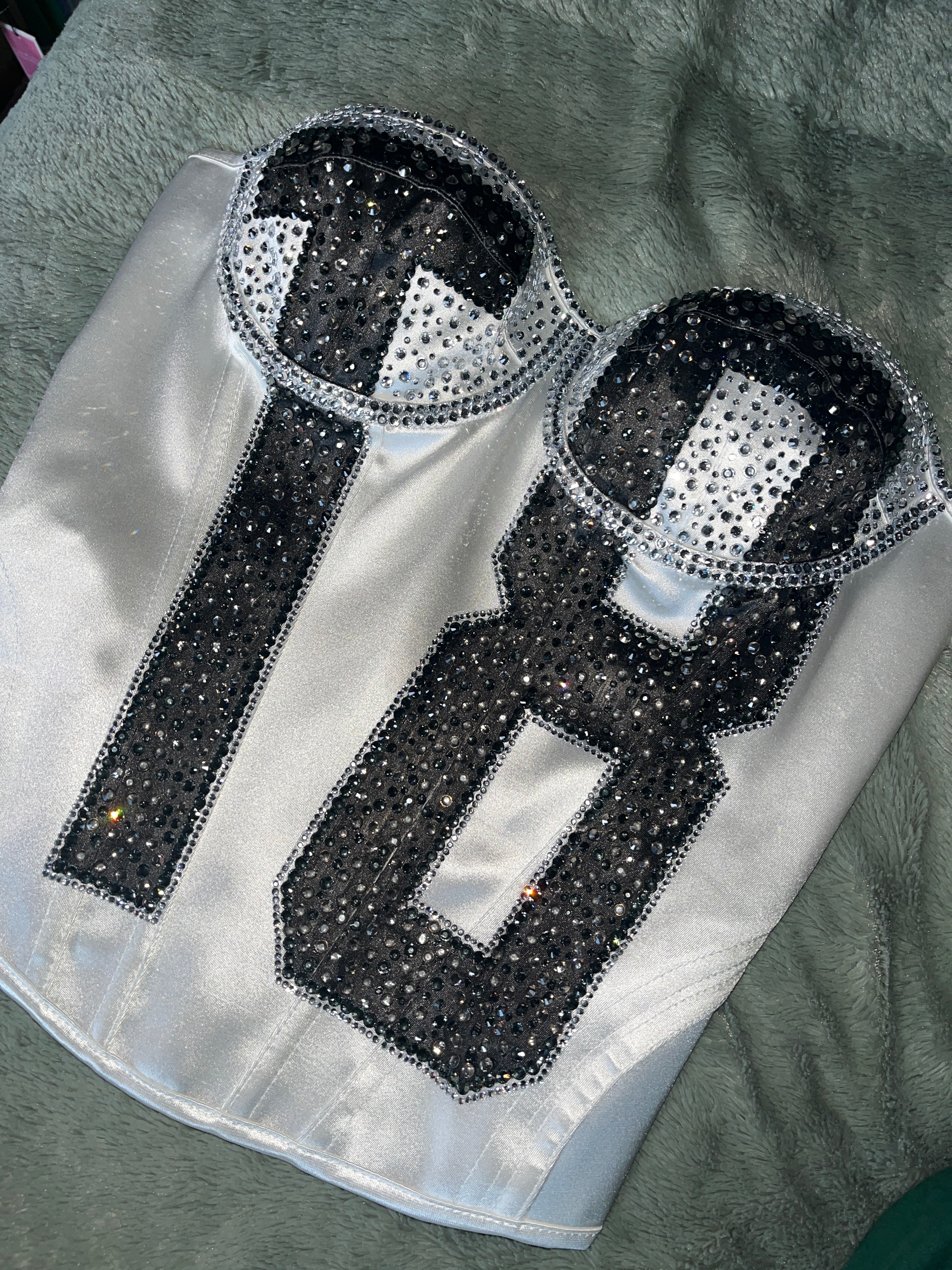 Tate Mcrae Corset and Shorts (white)