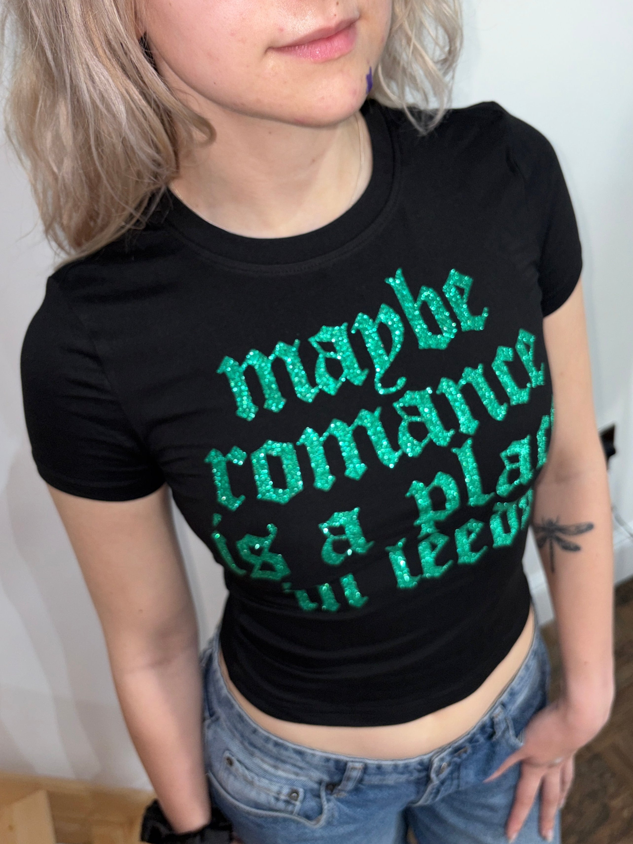Fontaines Romance Glitter Tee
