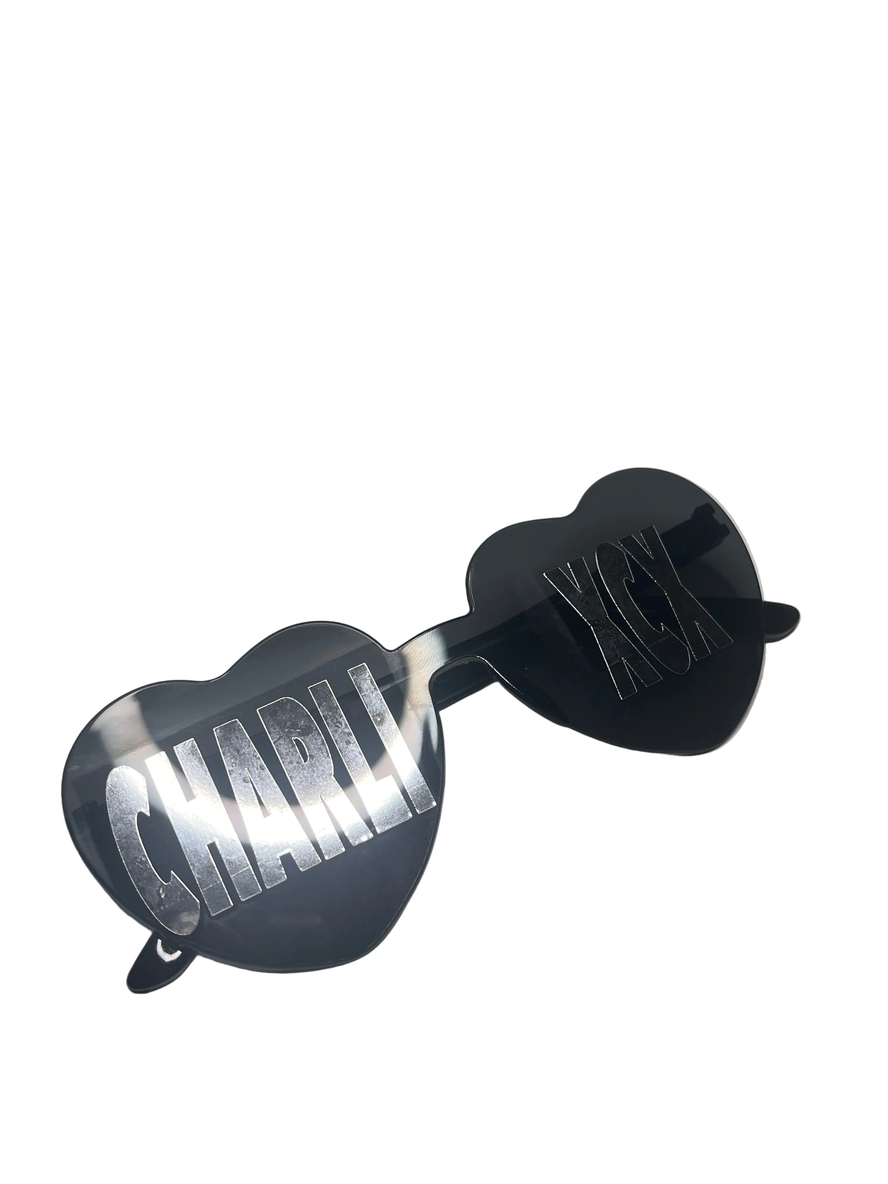 CharliXCX Heart Glasses