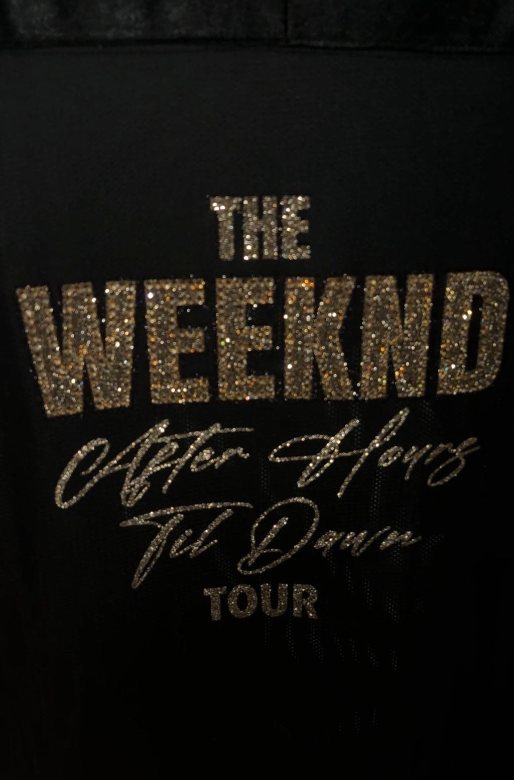 The Weeknd Gold Jersey *BLANK BACK*