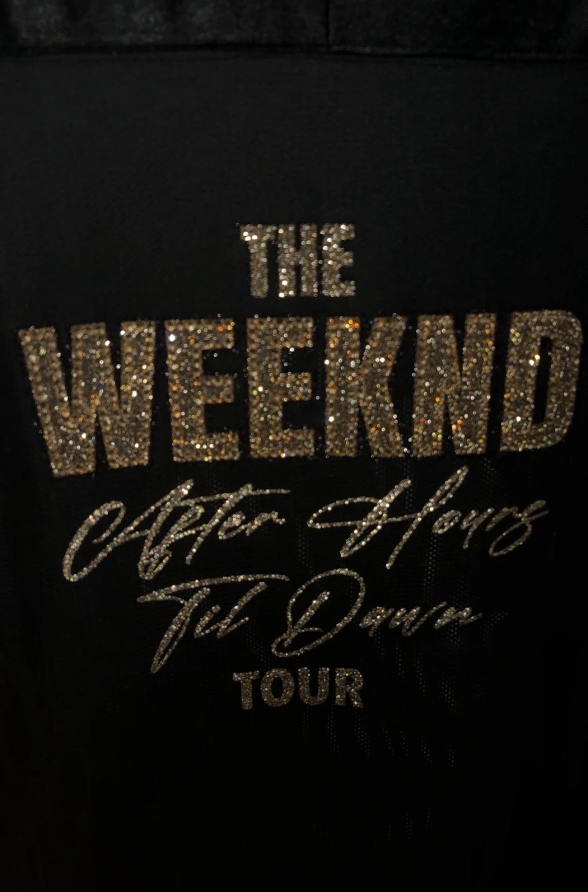 The Weeknd Gold Jersey *BLANK BACK*