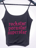 Fontaines DC glitter tank top