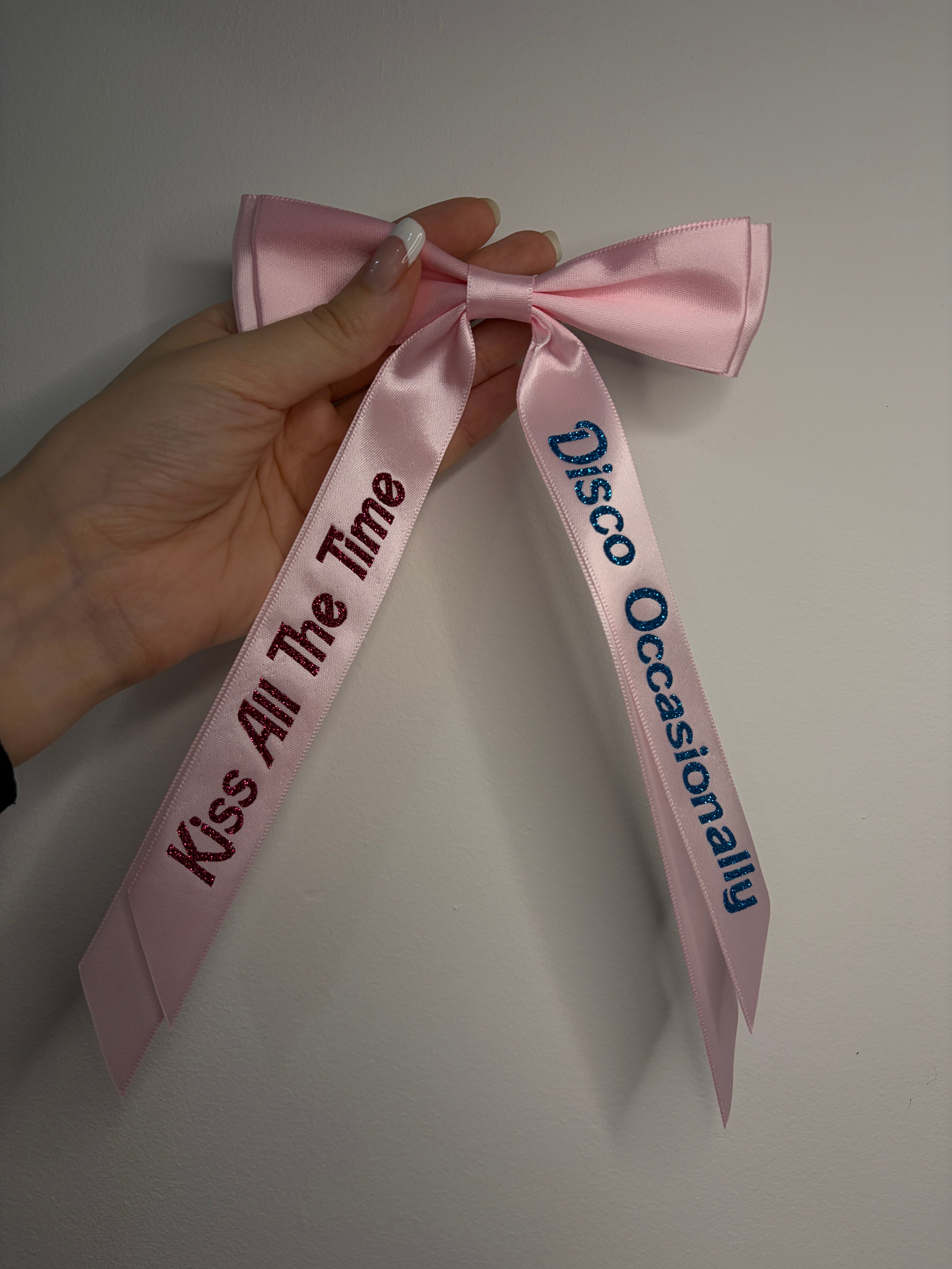 Pink Harry Styles Bow