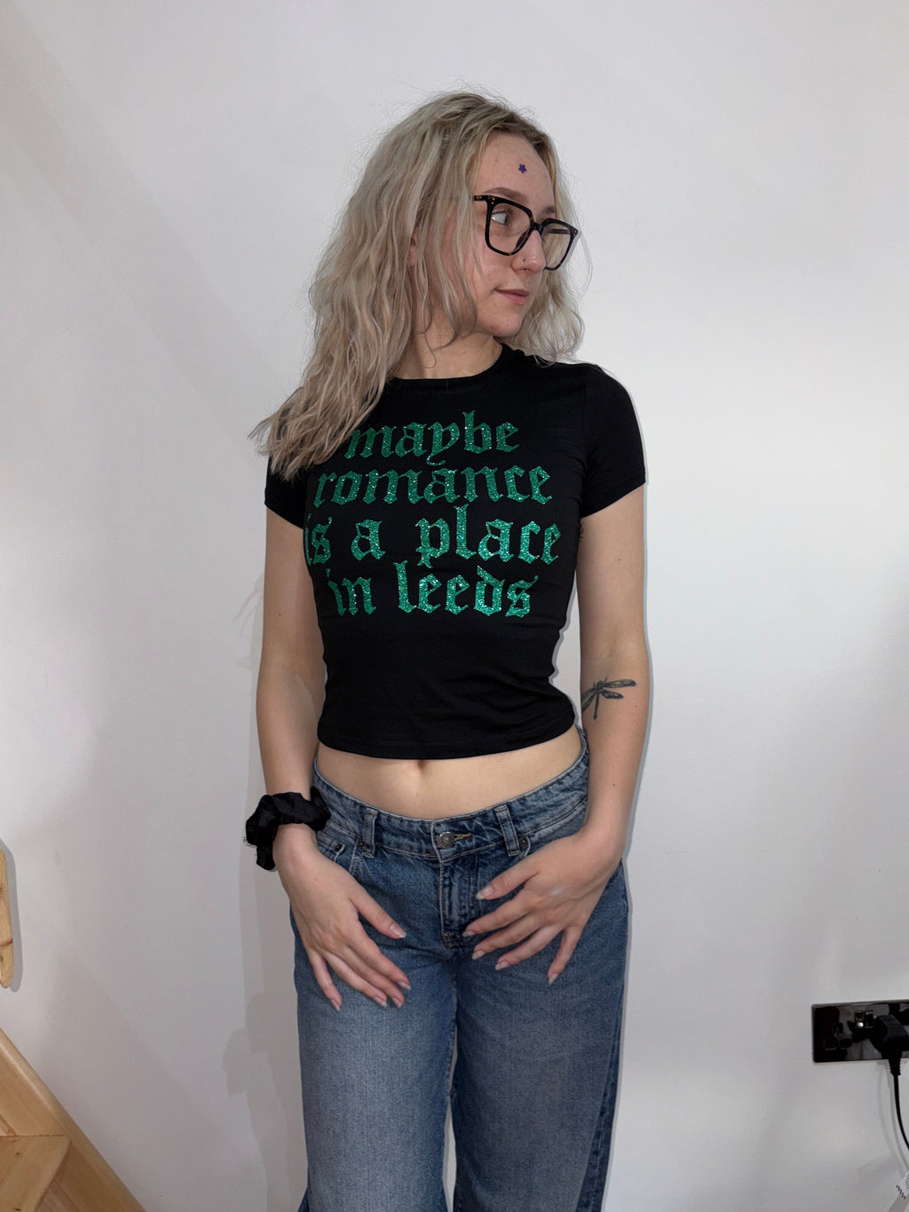 Fontaines Romance Glitter Tee