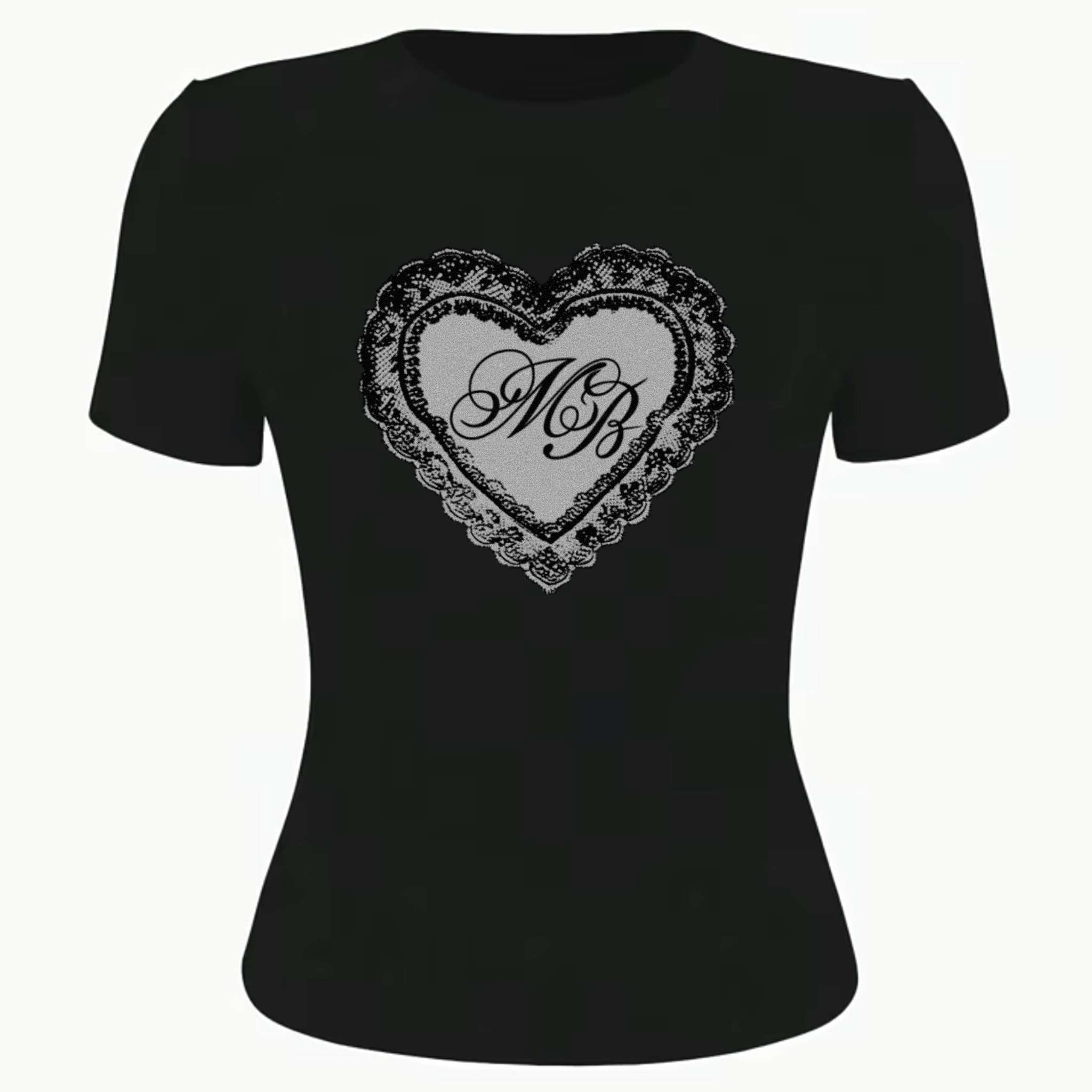 Madison Beer Black Tee