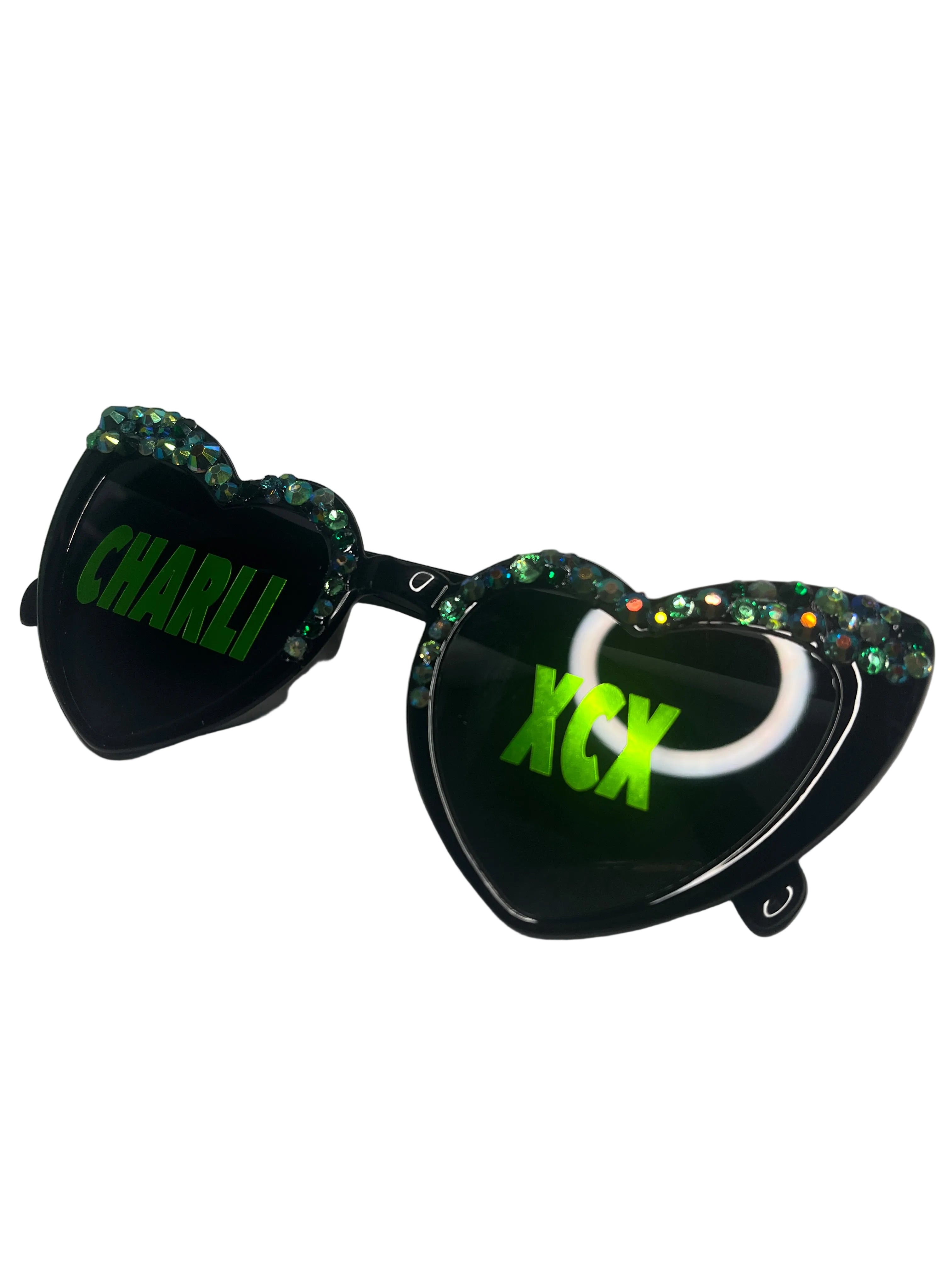 CharliXCX Rhinestone Glasses