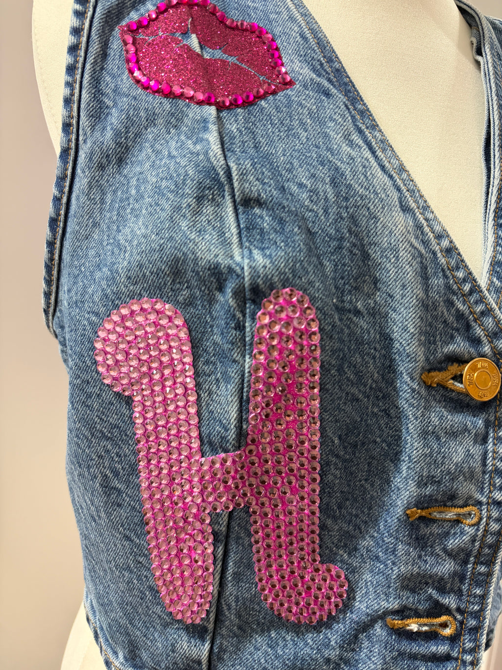 Harry Styles Rhinestoned Waistcoat