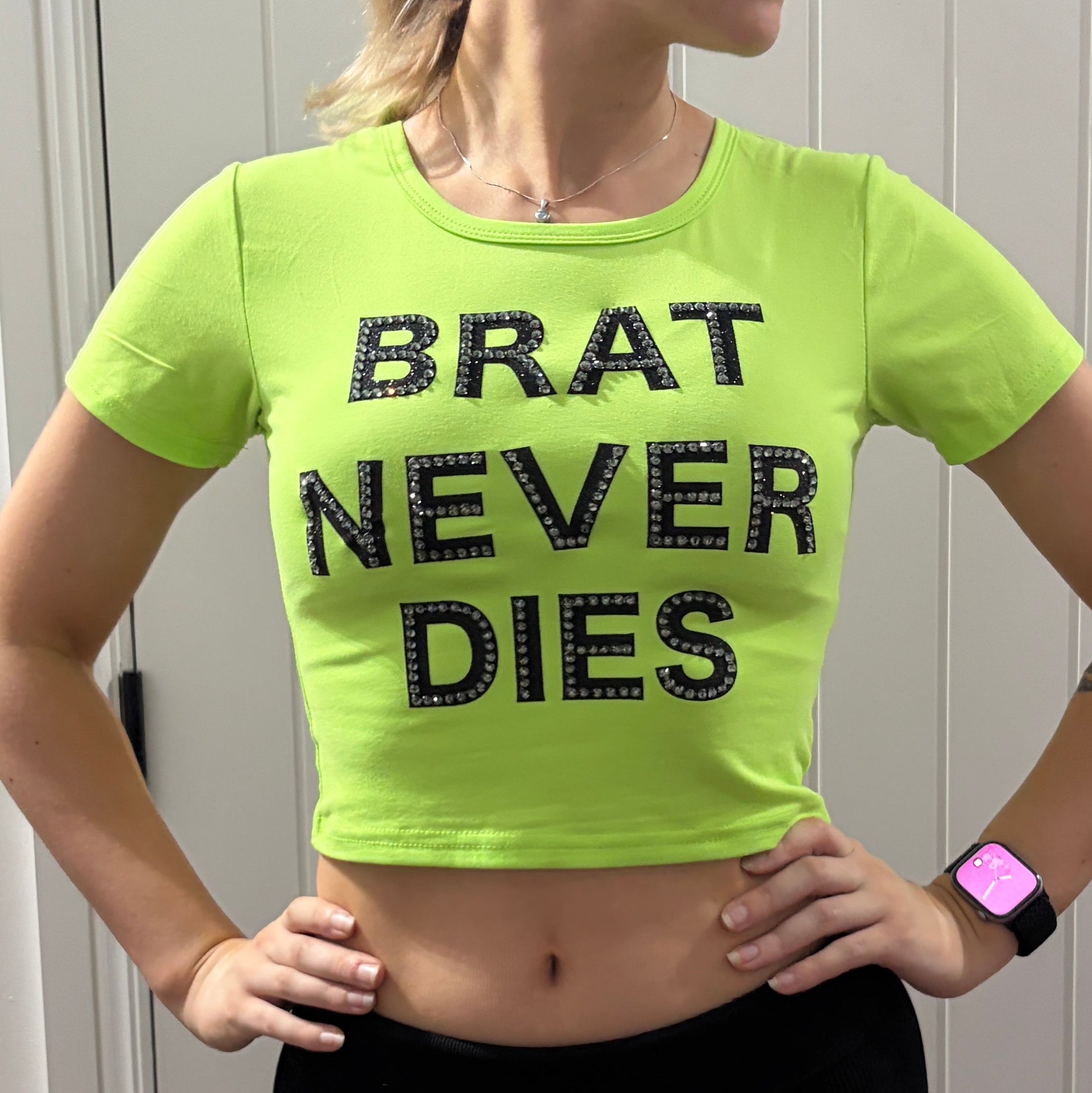 CharliXCX Brat Never Dies Tee