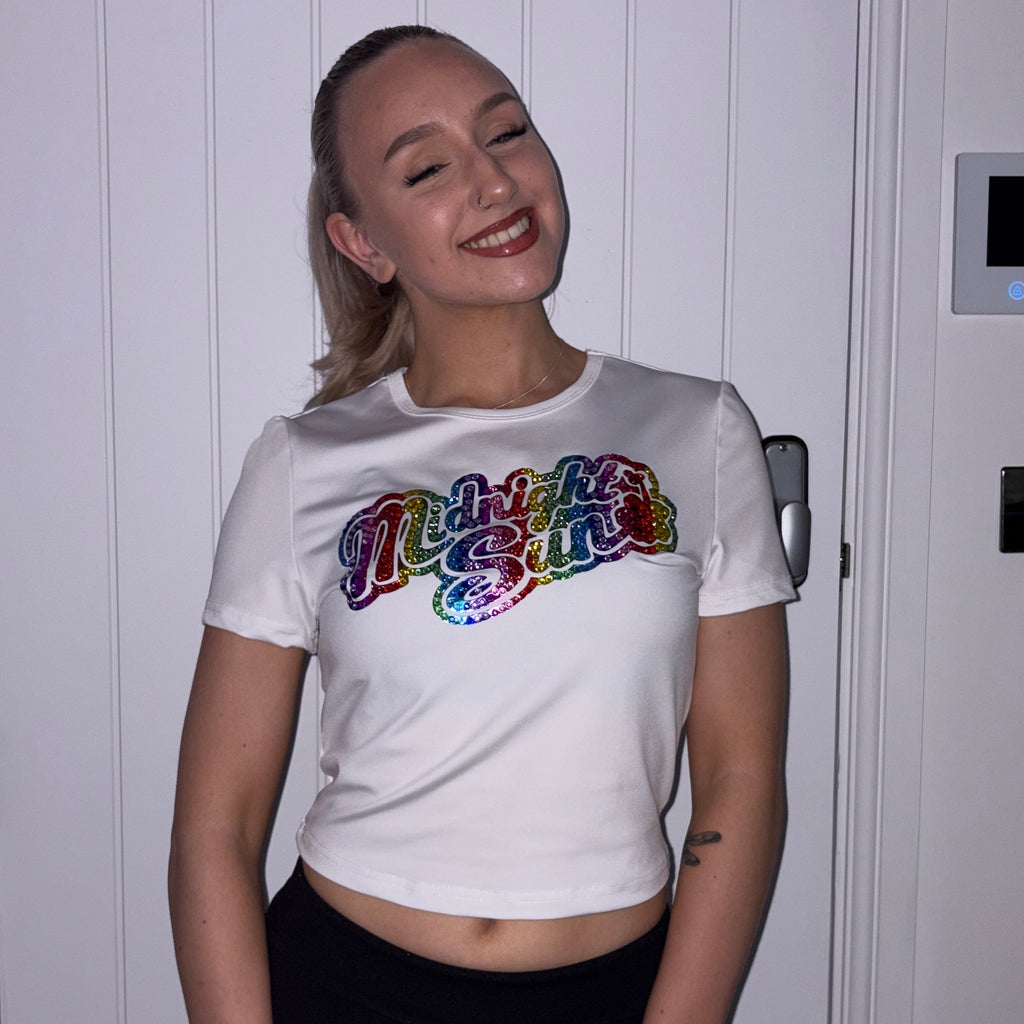Zara Larsson Midnight Sun Rainbow Tee