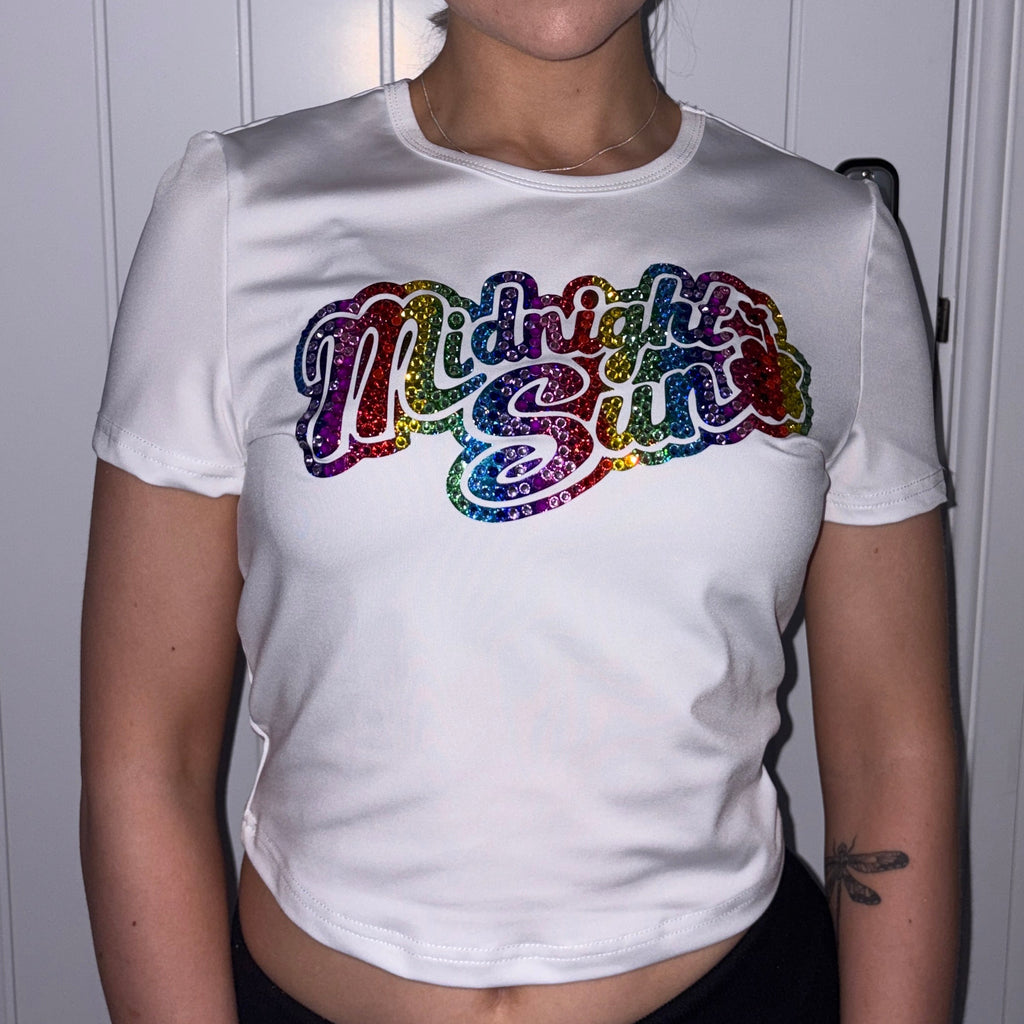 Zara Larsson Midnight Sun Rainbow Tee