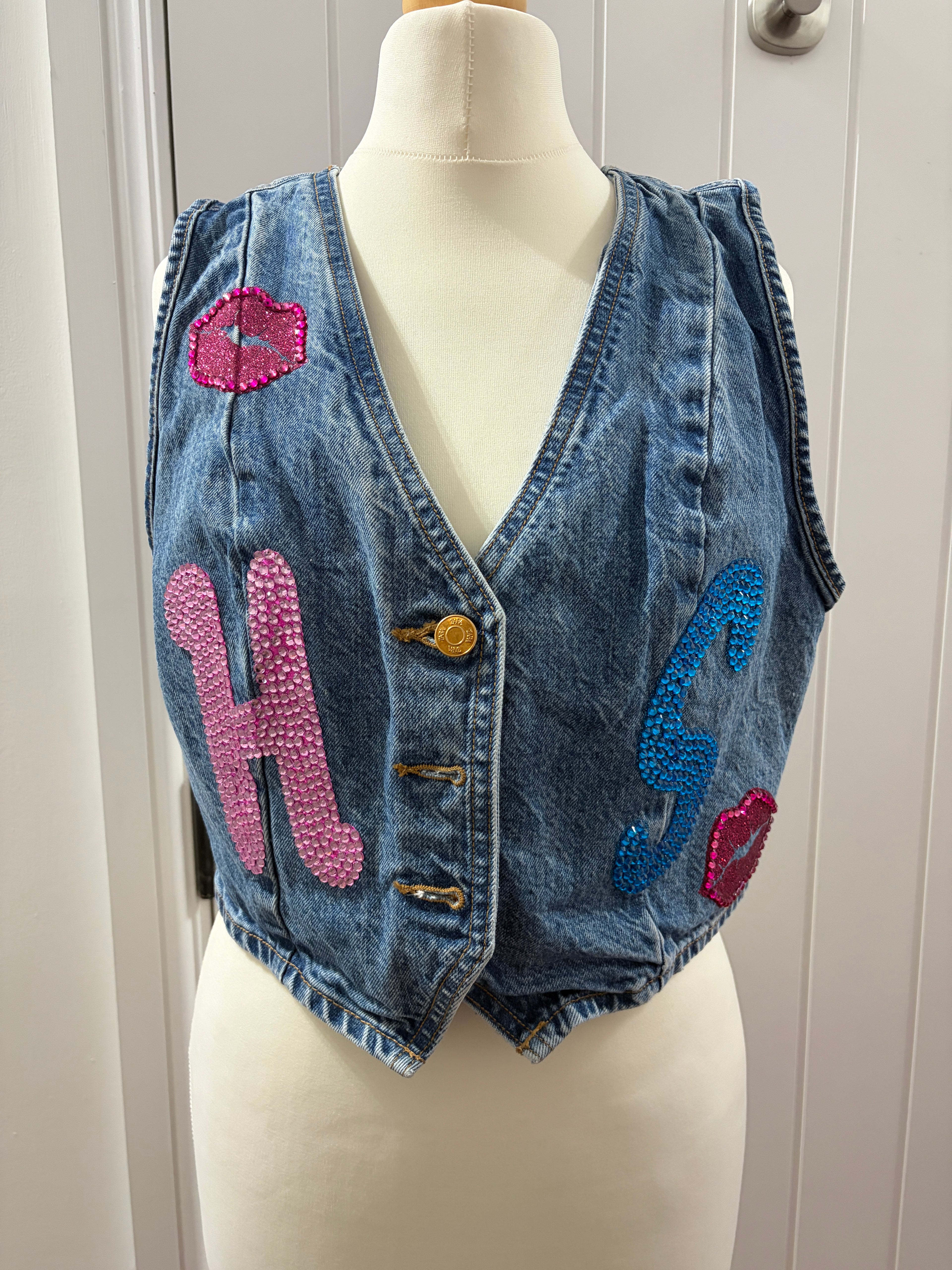 Harry Styles Rhinestoned Waistcoat