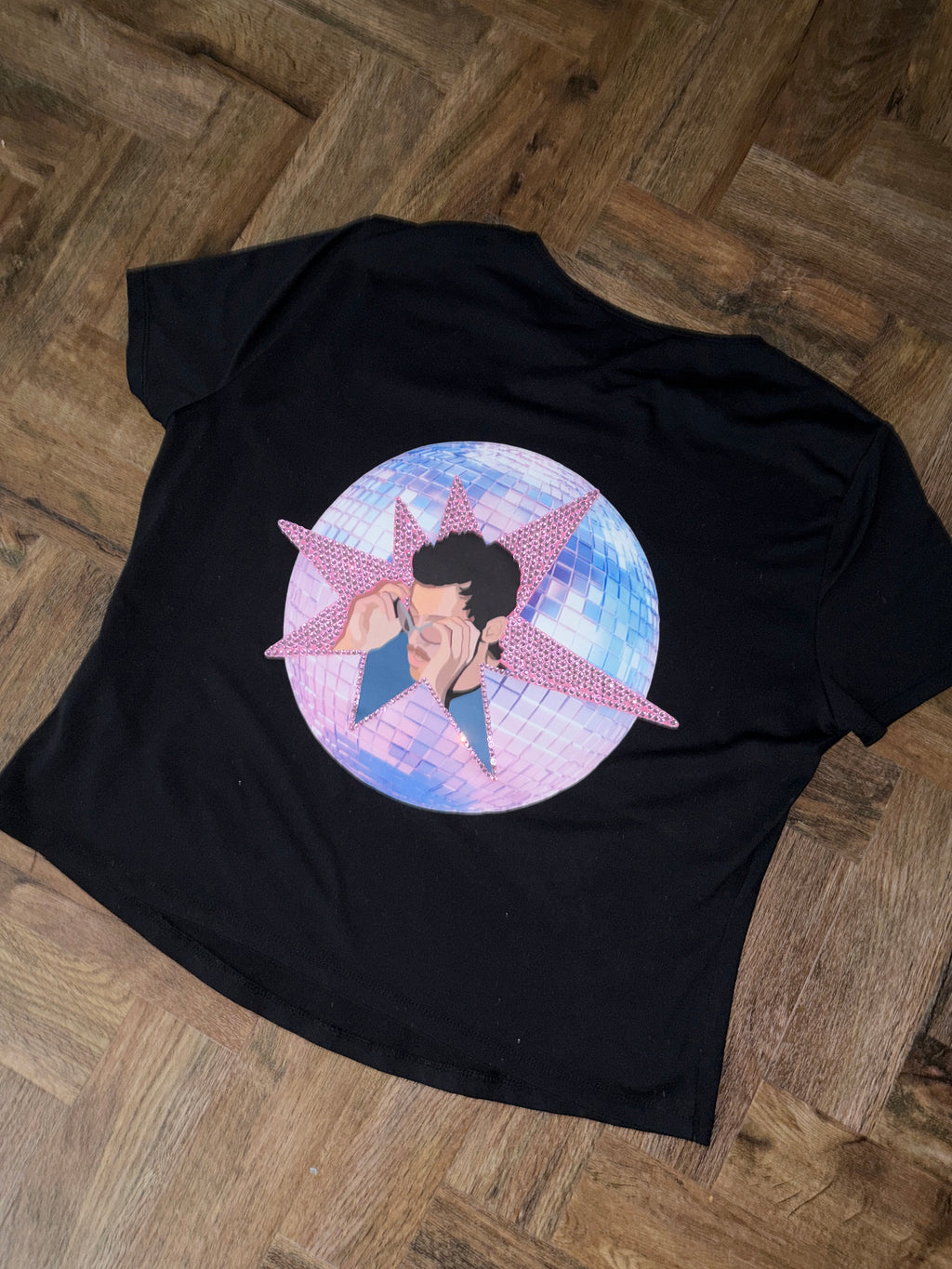 Harry KATTDO Rhinestone Tee