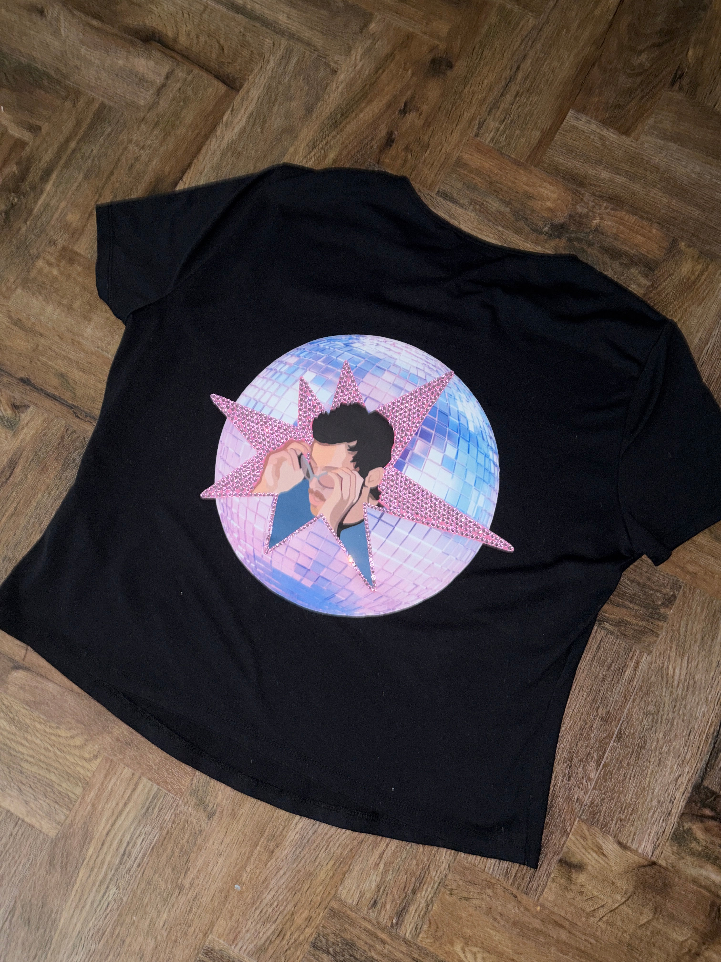 Harry KATTDO Rhinestone Tee