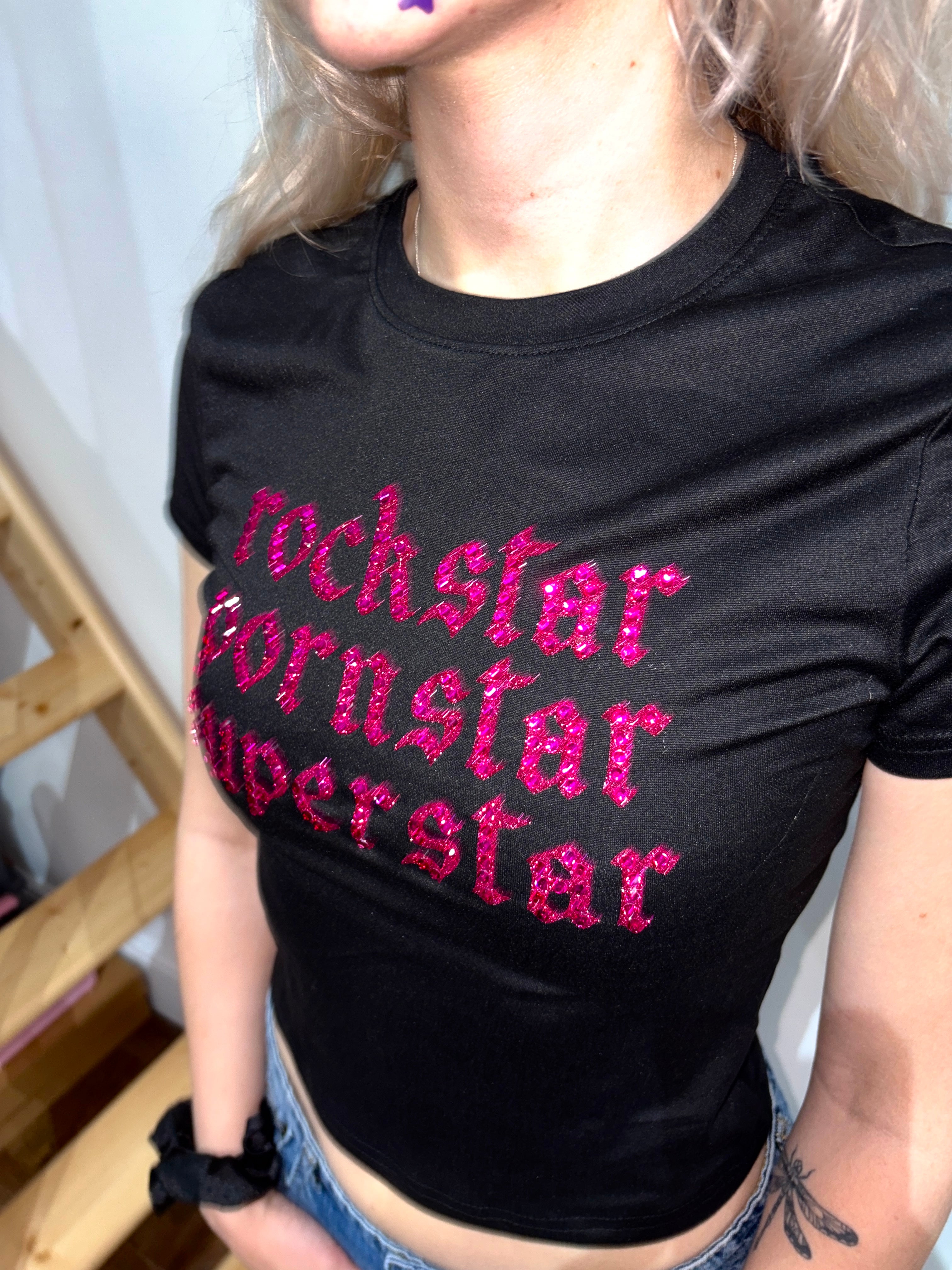 Fontaines DC Rhinestoned Tee
