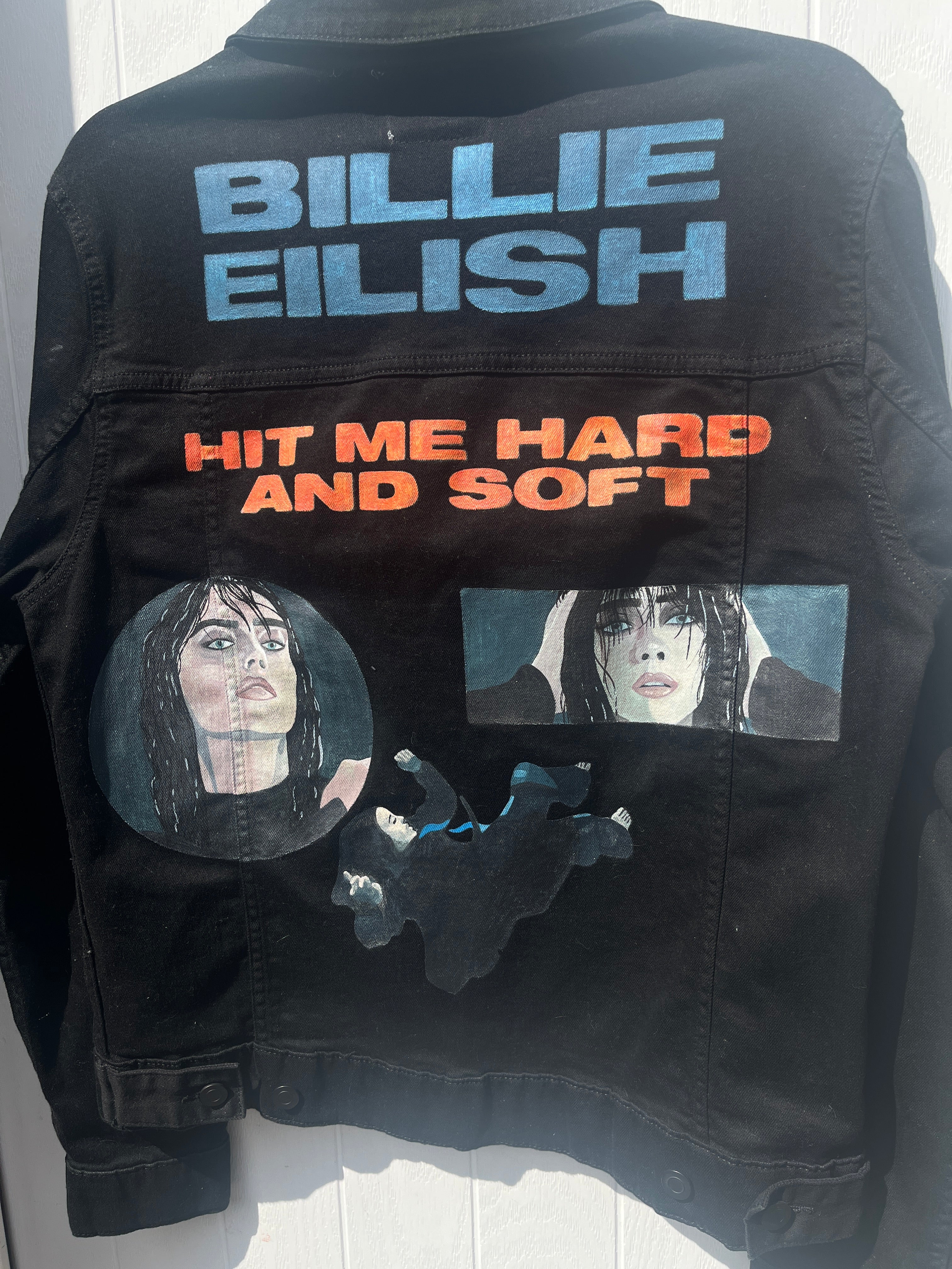 ONE OF ONE Billie Eilish Painted Denim Jacket