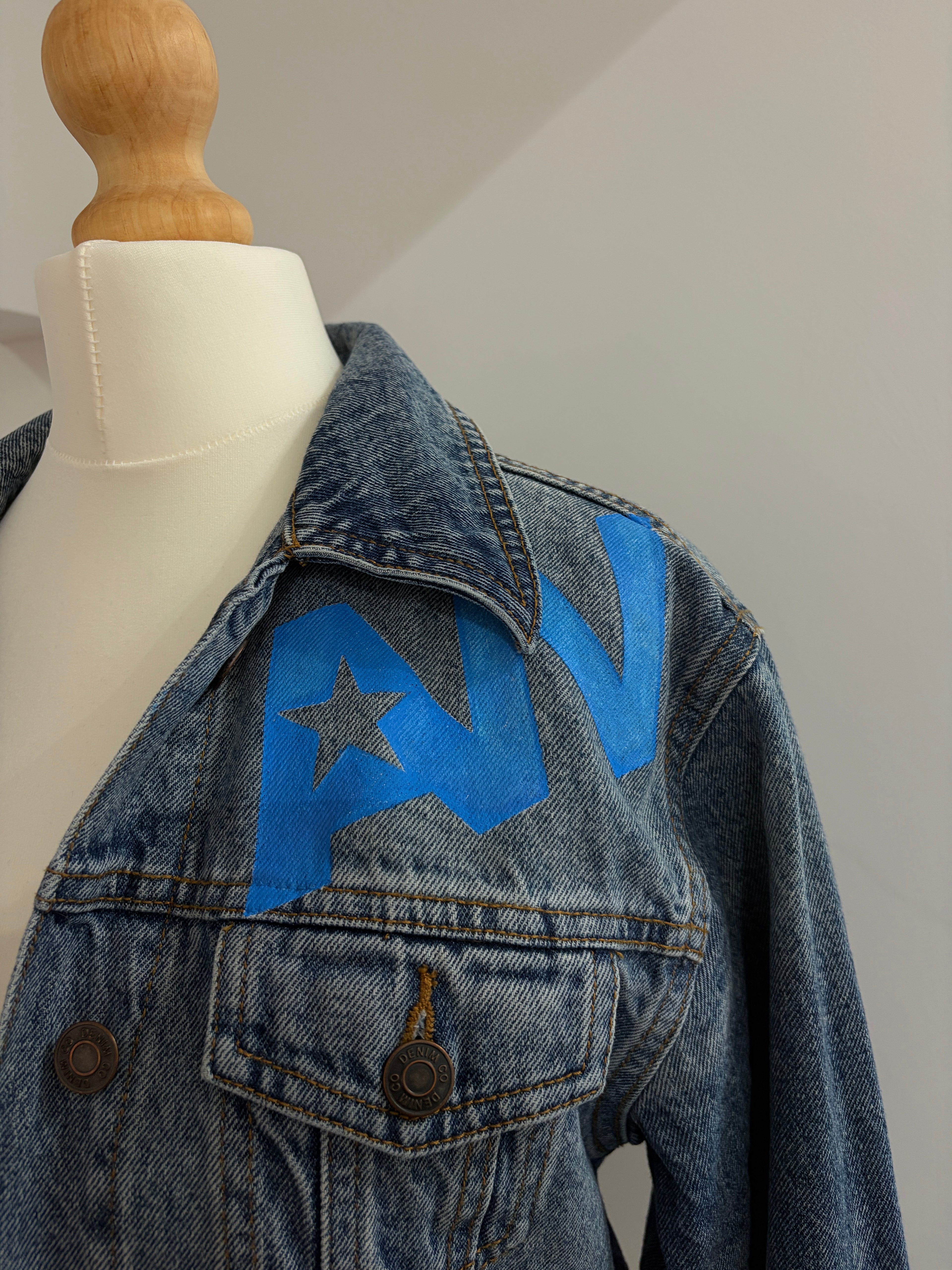 Upcycled Alex Warren Denim Jacket