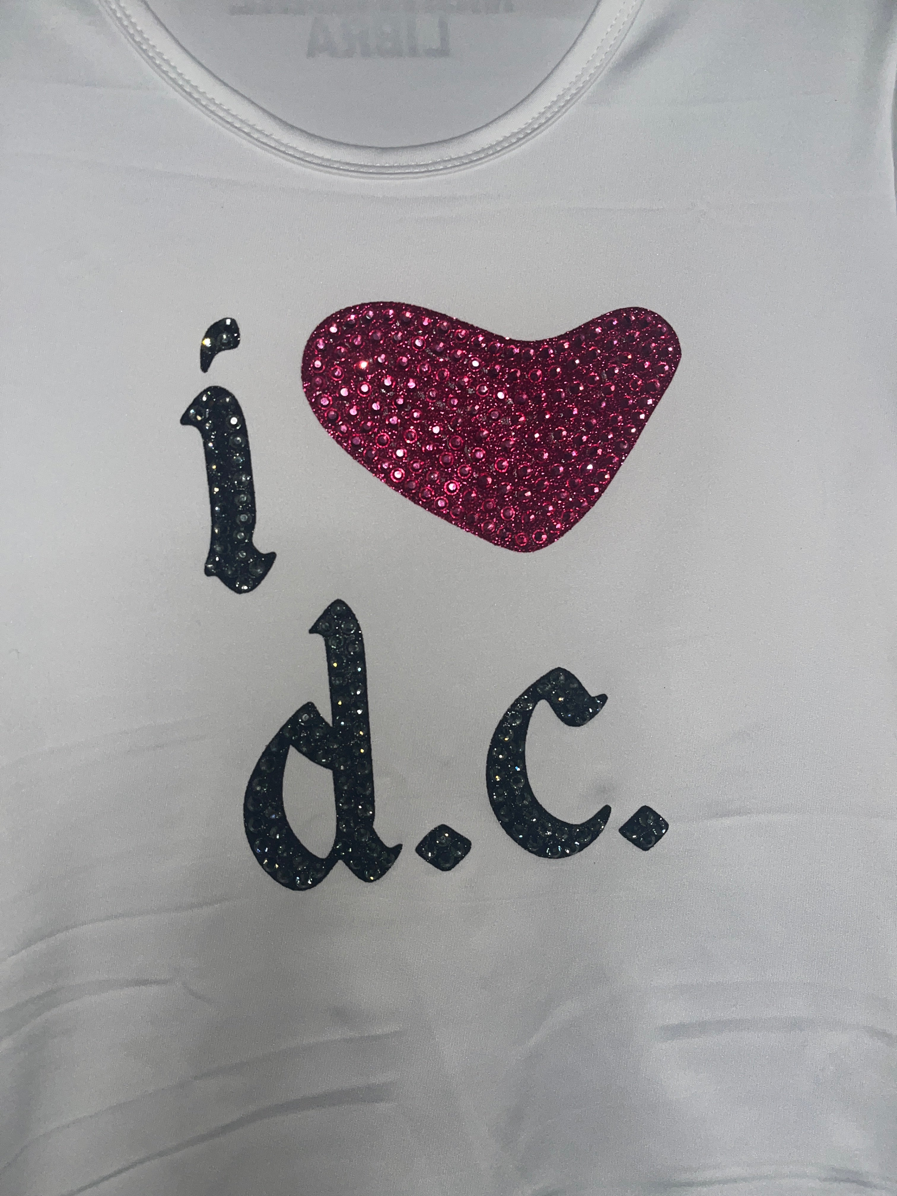 I 🩷 Fontaines Rhinestone Tee