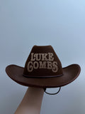 Brown Luke Combs Cowboy Hat
