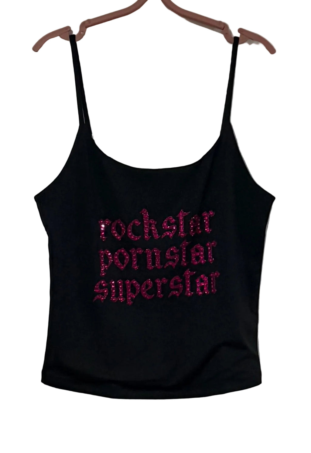 Fontaines DC rhinestone tank top