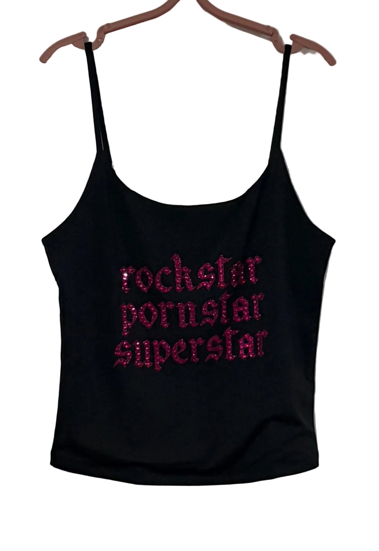 Fontaines DC rhinestone tank top