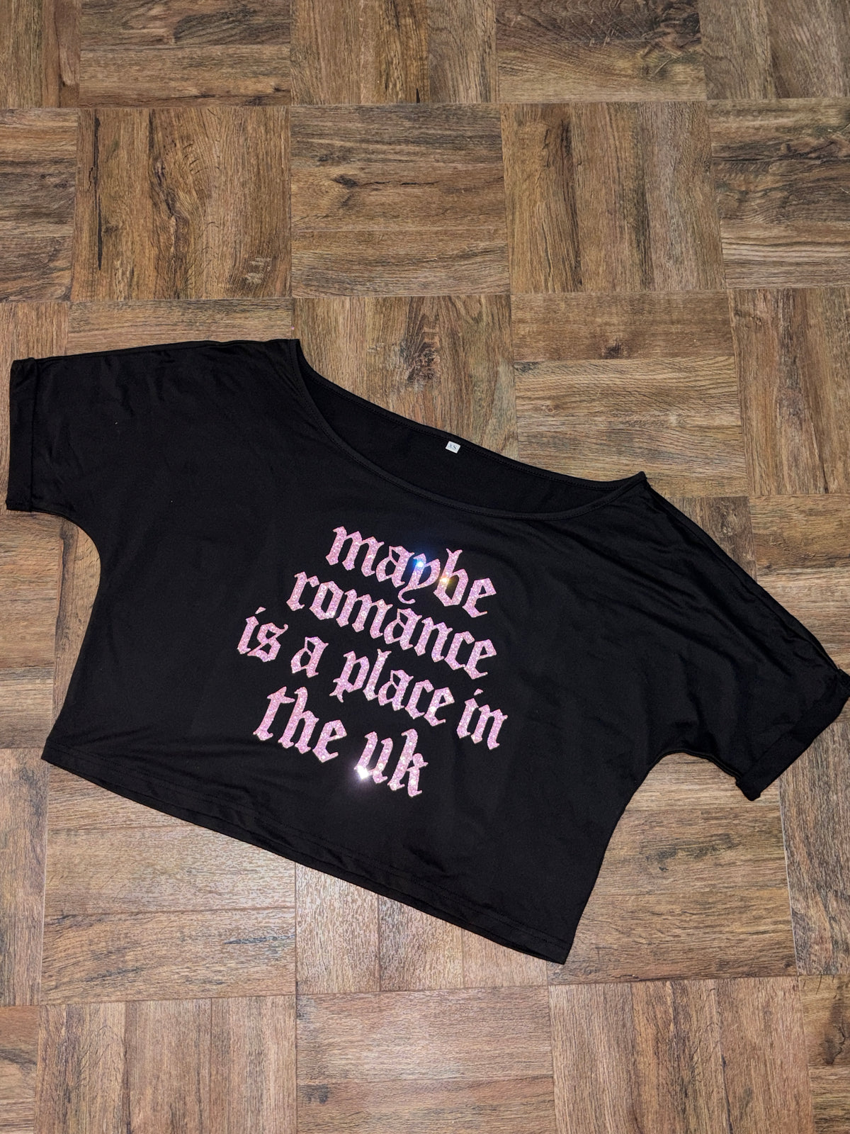 Off Shoulder Fontaines DC Tee