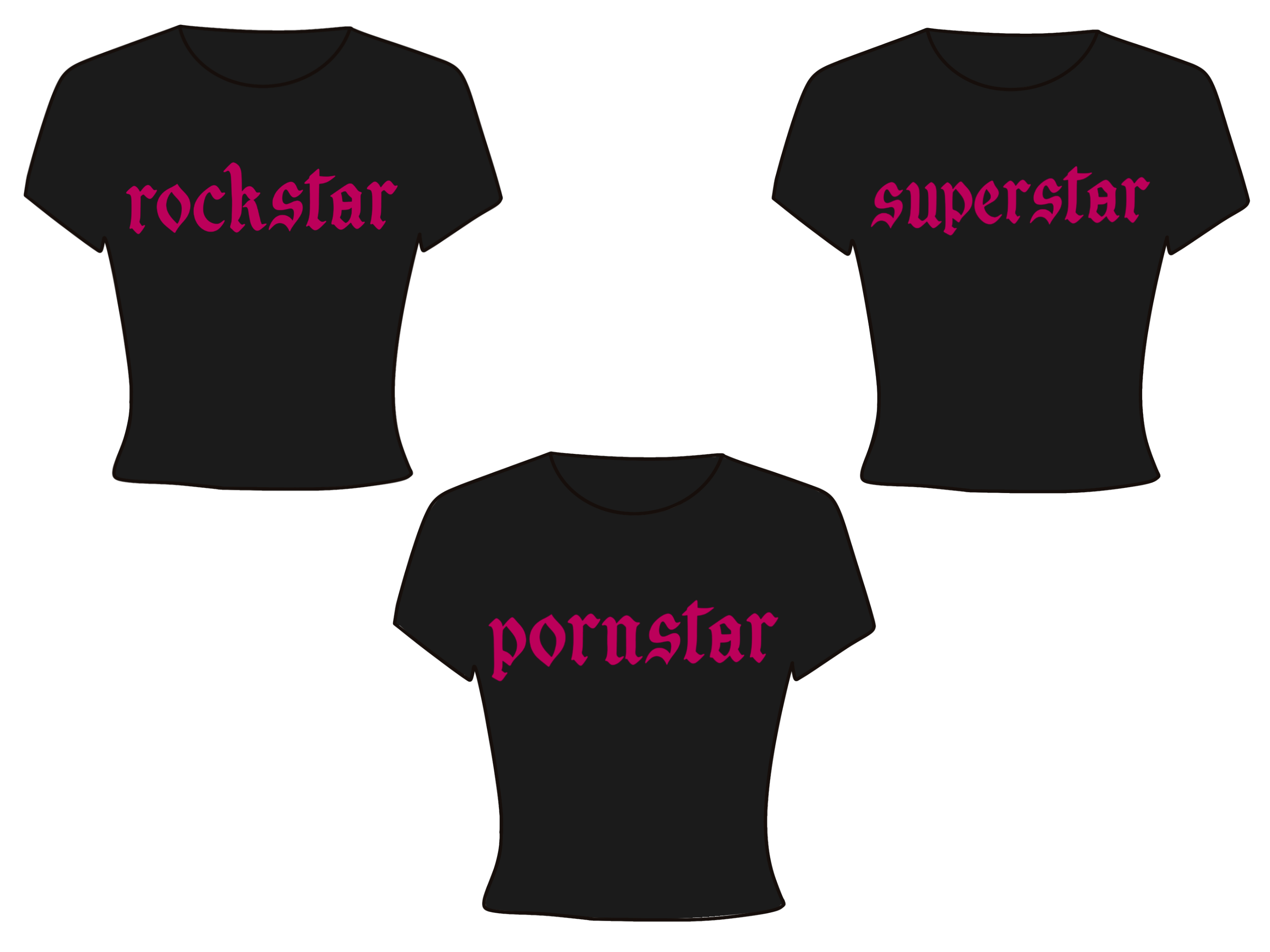 Fontaines Rhinestone Tee (Separate Shirts)
