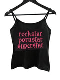 Fontaines DC rhinestone tank top
