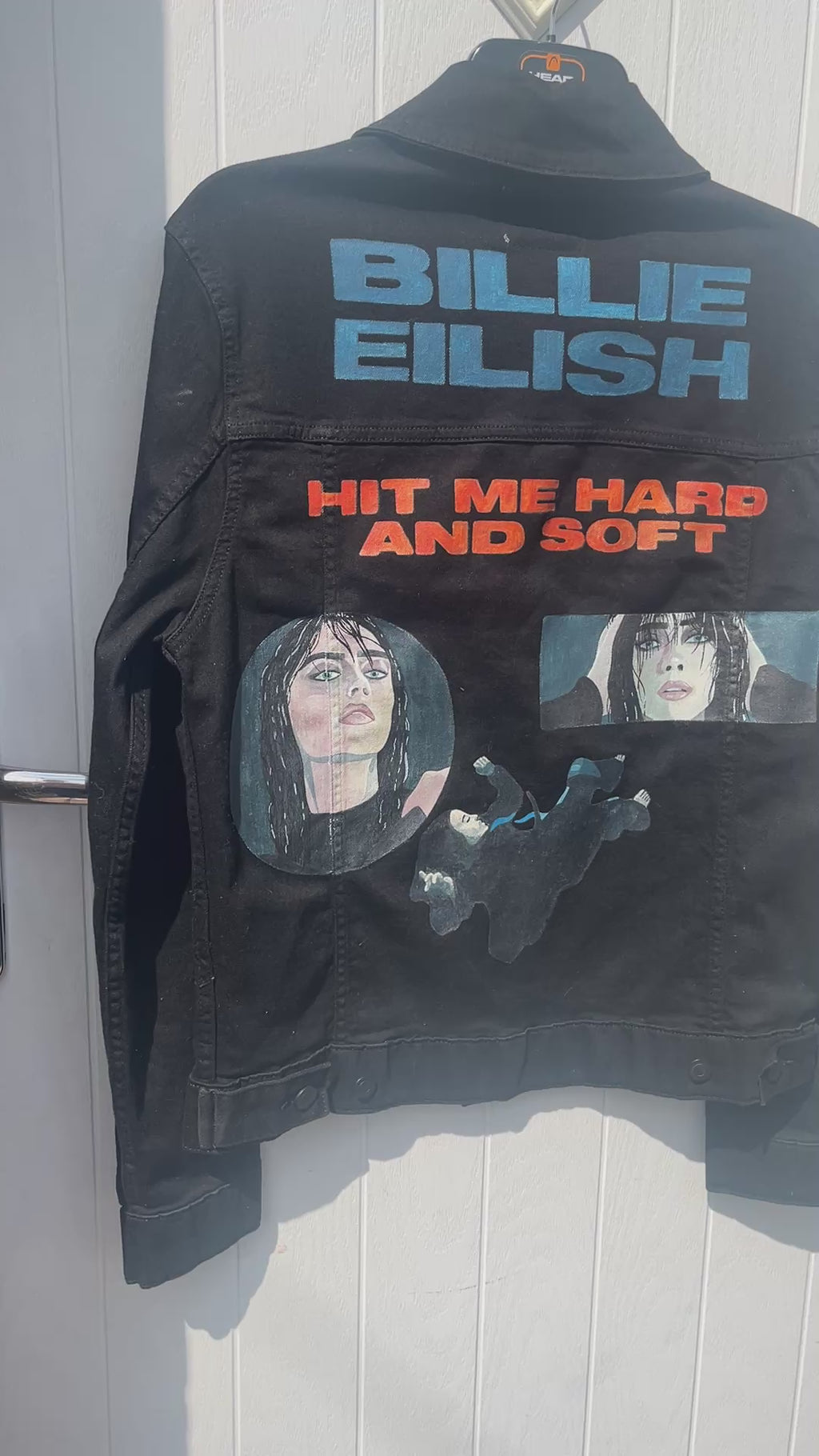 ONE OF ONE Billie Eilish Painted Denim Jacket