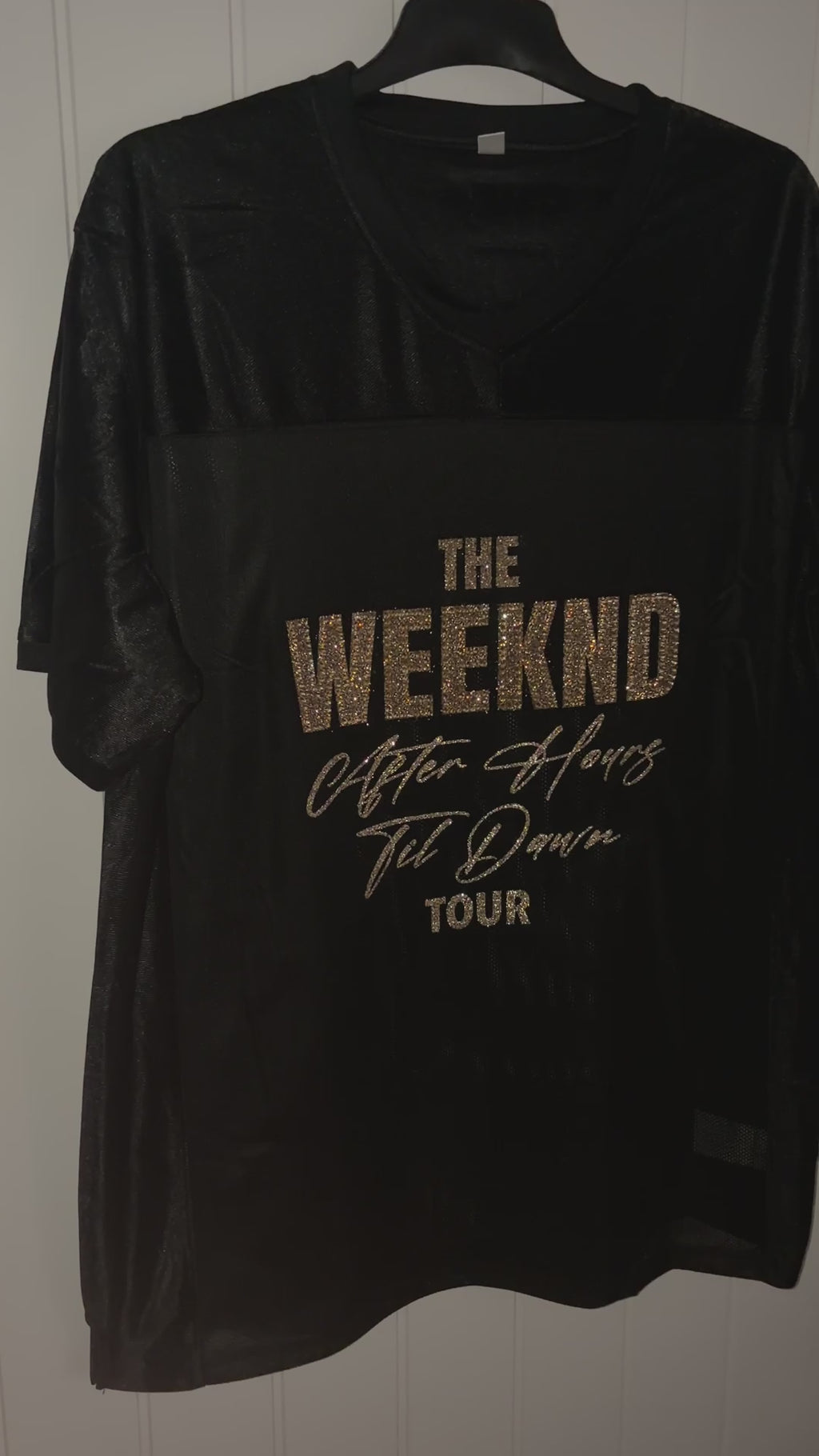 The Weeknd Gold Jersey *BLANK BACK*