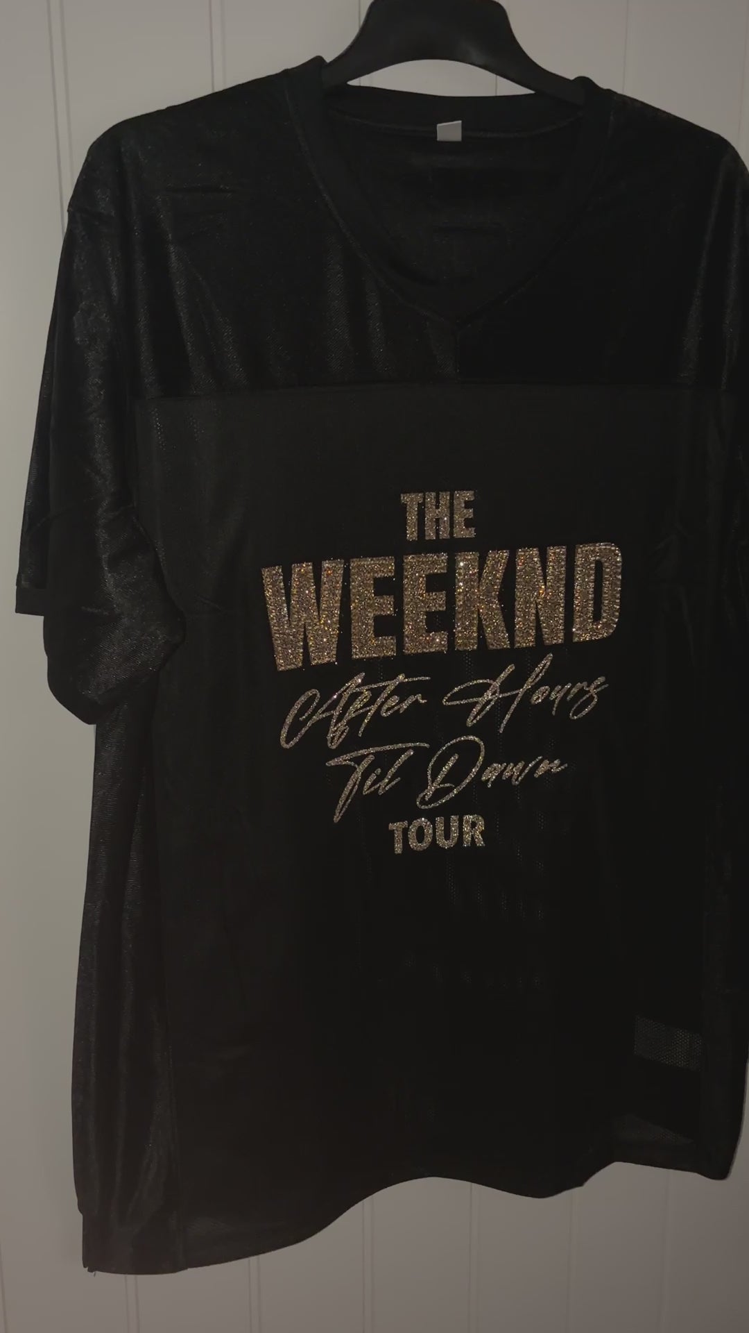 The Weeknd Gold Jersey *BLANK BACK*